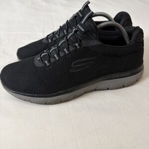 Men's Skechers Charcoal Lite Weight Slip On Summits Shoes 52811W Size 10 Wide